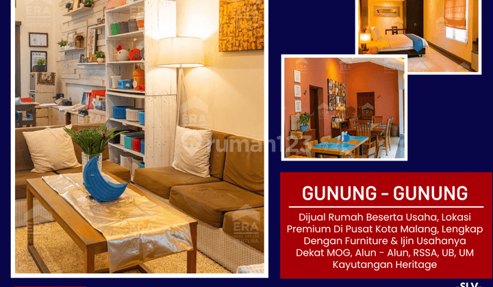 Rumah Plus Usaha, Lokasi Premium Di Daerah Gunung2,full Furnished 1