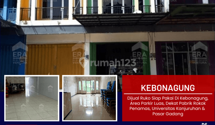 Ruko Siap Pakai Di Kebonagung, Area Parkir Luas, Dekat Pr Penamas 1