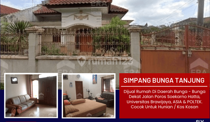 Rumah Di Daerah Bunga2 Soekarno Hatta, Ub, Asia Poltek 1