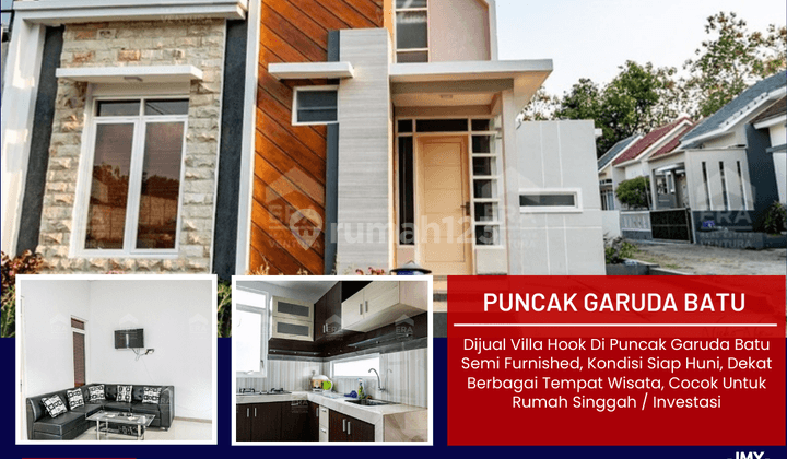 Dijual Villa Hook Semi Furnished Di Puncak Garuda Batu 1