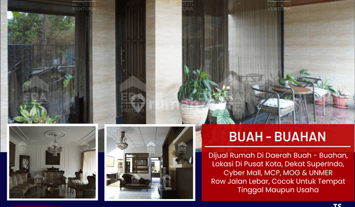 Rumah Di Daerah Buah Buahan, Lokasi Tengah Kota, Dekat Kampus 1