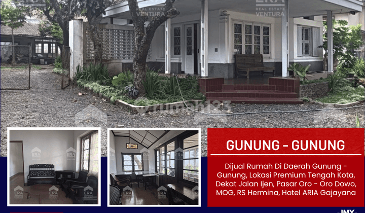 Rumah Kolonial Daerah Gunung2, Lokasi Premium, Dekat Jl Ijen 1