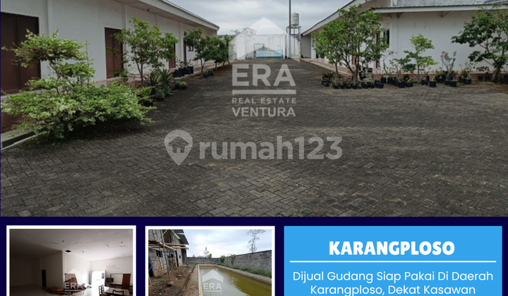 Dijual Gudang Siap Pakai Di Daerah Karangploso, Dekat Exit Tol