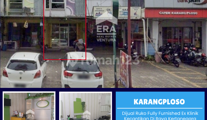 Dijual Ruko Full Furnish Ex Klinik Kecantikan Di Raya Karangploso