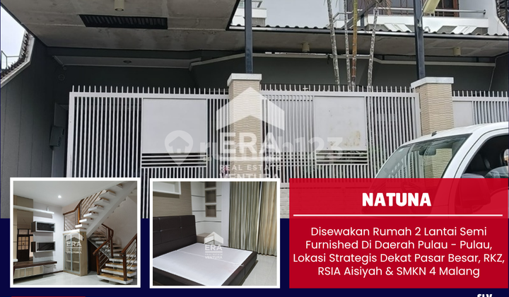 Rumah 2 Lantai Semi Furnished di Daerah Pulau - Pulau