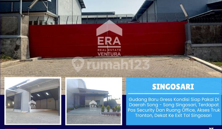 For Rent New Warehouse Ready to Use Condition in Singosari. For Rent New Warehouse Ready to Use Condition in Singosari.