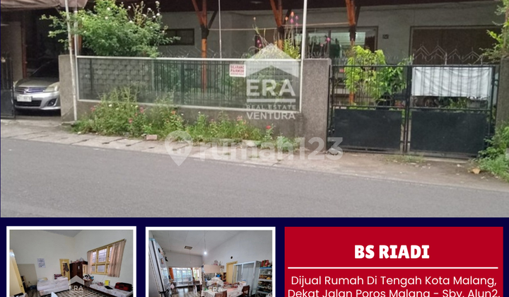 Dijual Rumah di Tengah Kota Malang, Dekat Jalan Poros Malang-Sby