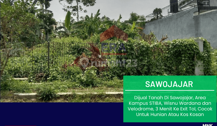 Tanah Di Sawojajar, Area Kampus Stiba, Wisnu Wardana 1