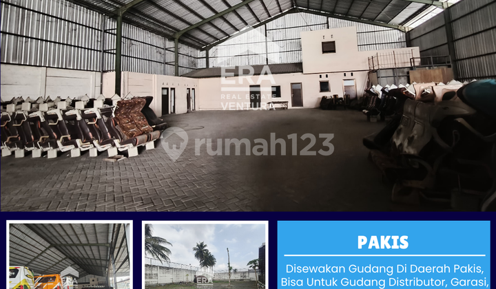 Disewakan Gudang di Daerah Pakis, bisa untuk Gudang Distributor