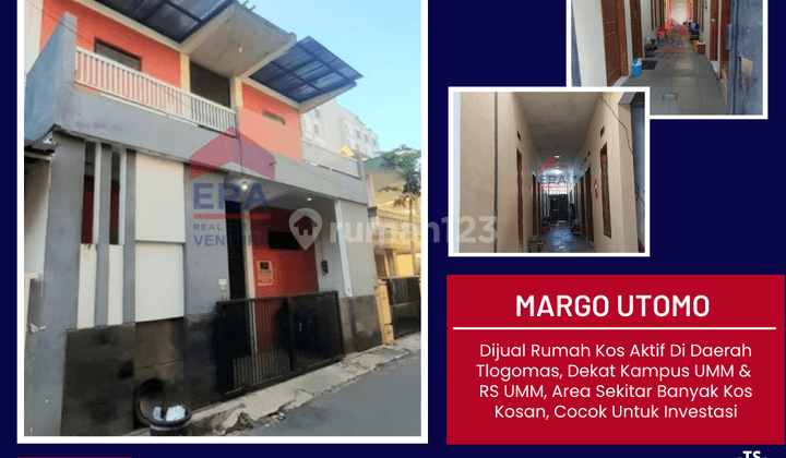 Dijual Rumah Kos Aktif Di Daerah Tlogomas, Dekat Kampus Umm  1