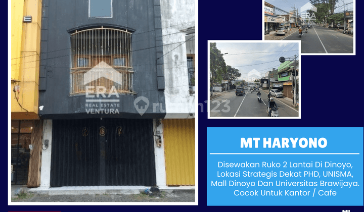 Ruko 2 Lantai Di Dinoyo, Lokasi Strategis Dekat PHD 1