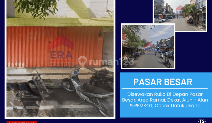 Ruko Di Pasar Besar, Area Ramai, Cocok Untuk Usaha 1