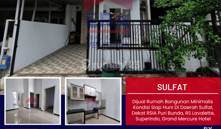 Rumah Bangunan Minimalis Kondisi Siap Huni Di Daerah Sulfat 1