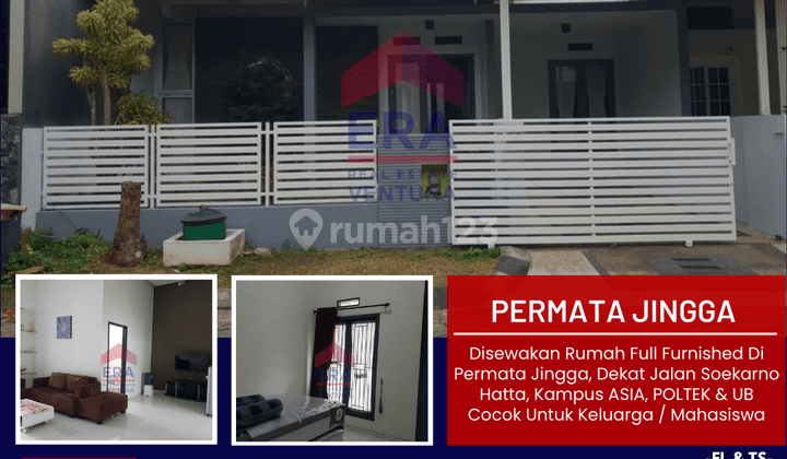 Rumah Full Furnished Di Permata Jingga, Dekat Poltek Ub 1