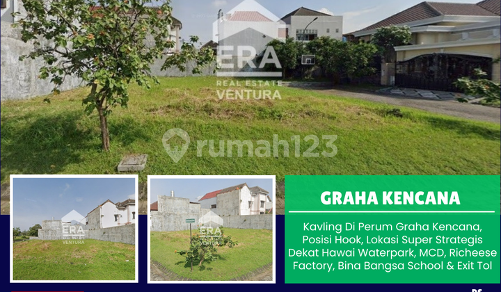 Kavling di Perum Graha Kencana, Posisi Hook Kavling di Perum Graha Kencana, Posisi Hook