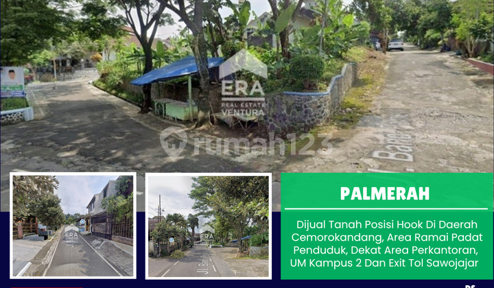Dijual Tanah Posisi Hook Di Daerah Cemorokandang Dijual Tanah Posisi Hook Di Daerah Cemorokandang