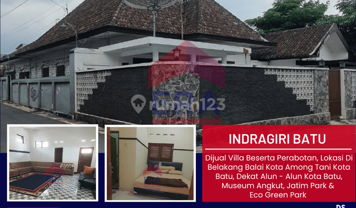 Villa Plus Perabotan, Di Belakang Balai Kota Among Tani Kota Batu 1