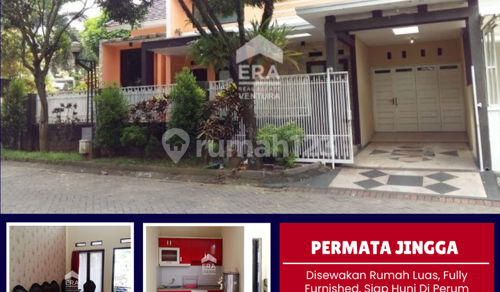 For Rent Spacious House, Fully Furnished in Permata Jingga Housing Complex