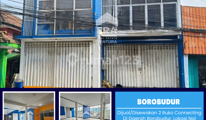 Dijual 2 Ruko Connecting di Daerah Borobudur, Lokasi Nol Jalan