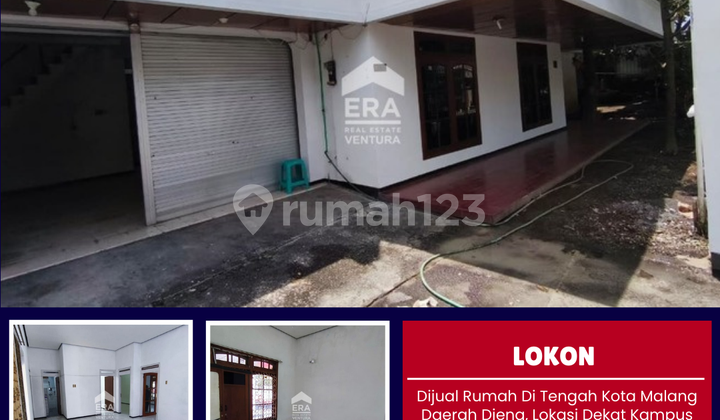For Sale House in Central Malang City, Dieng Area, Near Unmer, Ub