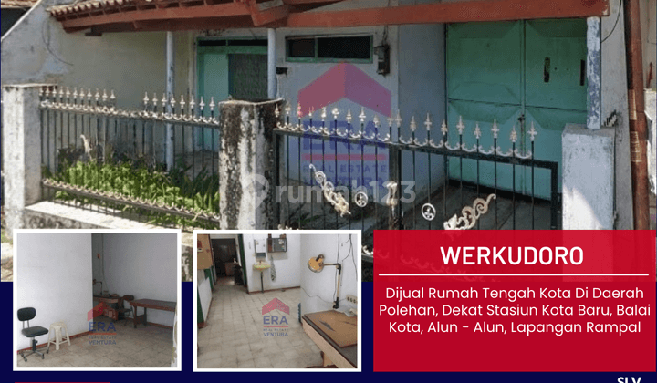 Rumah Tengah Kota Di Daerah Polehan, Dekat Stasiun Kota Baru 1