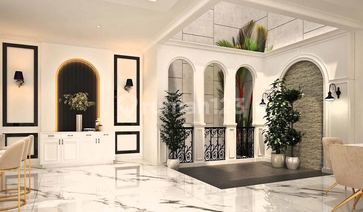 Dijual Rumah Mewah Permata Buana Cluster Pramuka Jakarta Barat, 3 Lantai Fully Furnished 2