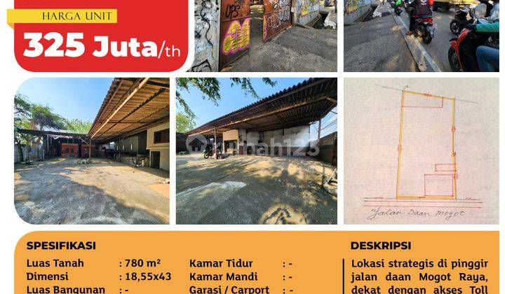 Kavling Lokasi Pinggir Jalan Daan Mogot, Jakarta Barat, 780m² 2