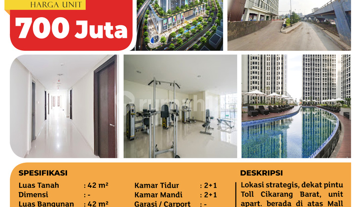 Chadstone Cikarang Apartment 2 BR Nice Strategic Location 2