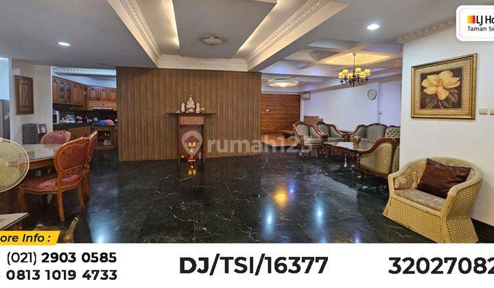 Turun Harga, Rumah Kebon Jeruk Komplek Green Ville, Dekat Kemana Mana, Kondisi Furnished 3.5 Lantai 2