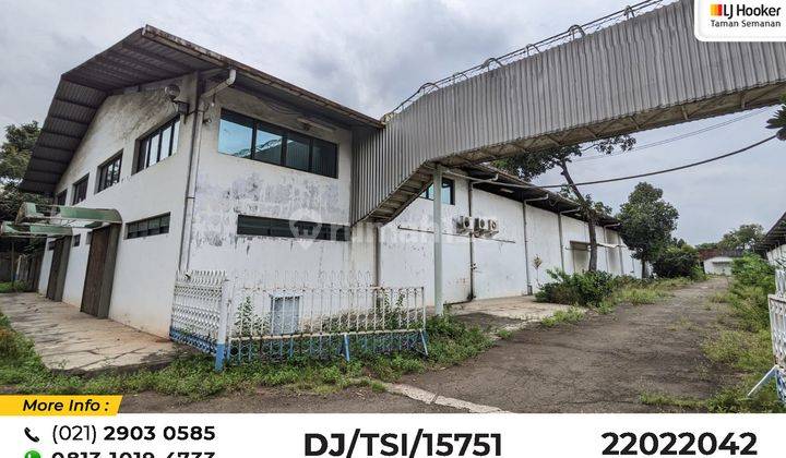 Turun Harga, Kavling Ex. Pabrik di Serpong Raya, Tangerang, 24.710m² Peruntukan Komersil, Bisa Jual Atau Sewa 1