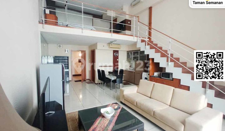 Disewa Apartemen Cityloft Sudirman 2 Lantai – Furnished, 85m², Akses Langsung ke Citywalk 2