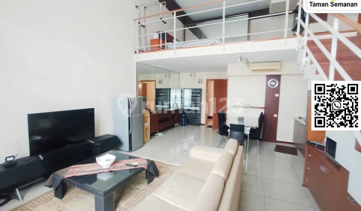 For Rent Cityloft Sudirman 2 Floors Apartment – Furnished, 85m², Direct Access to Citywalk