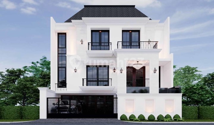 Dijual Rumah Mewah Permata Buana Cluster Pramuka Jakarta Barat, 3 Lantai Fully Furnished