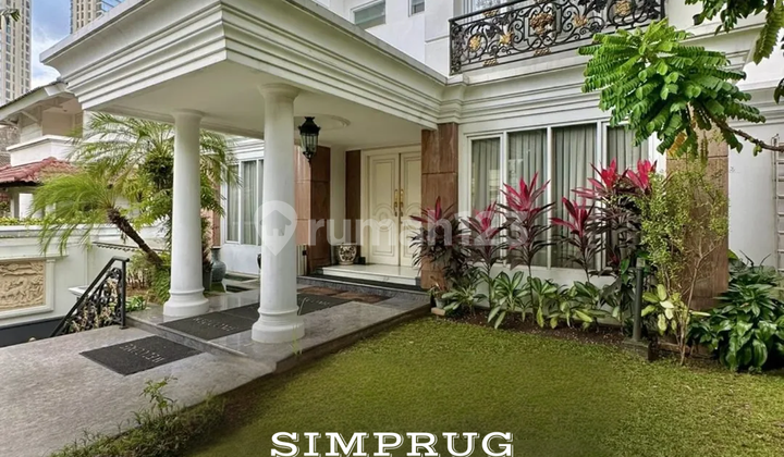Dijual rumah modern klasik 11 kamar Simprug Kebayoran Lama Jakarta selatan
