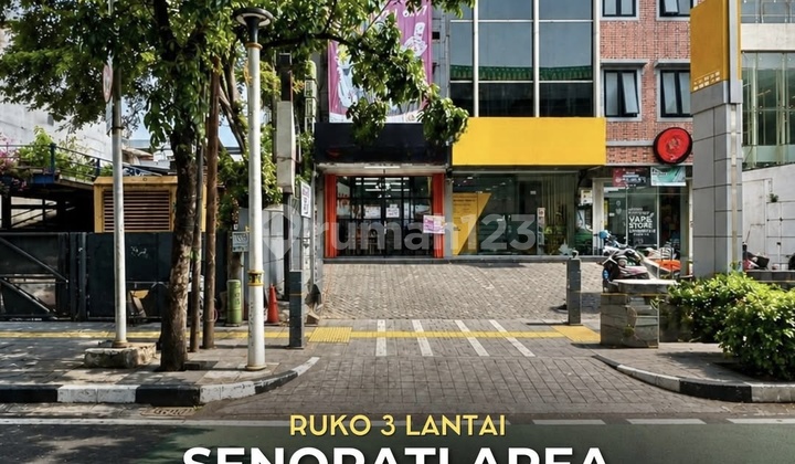 For Sale 3-Storey Shop House, Commercial Area Senopati, Kebayoran Baru Area, South Jakarta 1