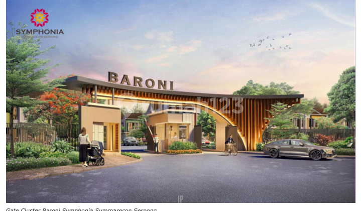 Rumah 2 Lantai Baru Semi Furnished di Cluster Baroni, Tangerang