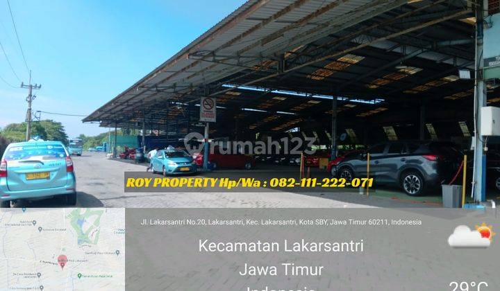 Disewakan Tanah di Lakarsantri Surabaya 1.8 Ha Jatim Ada Bangunan 2