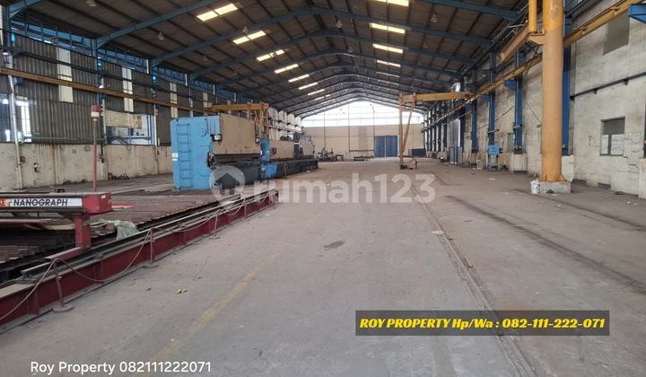 Murah Disewakan Gudang di Cakung Cilincing 3400 m2 dan Open Yard