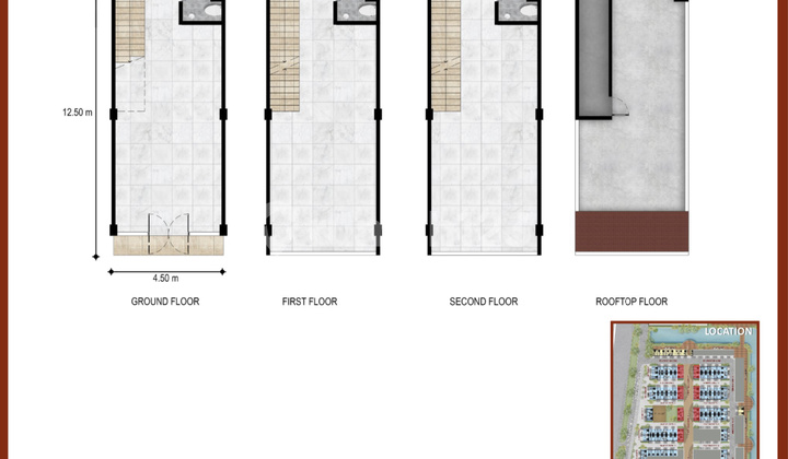 Jual Cicilan 73 Juta 60 Bulan Rukan Ruko Stanford Market Street Badan Pik 2 4,5x12,5 Lt 56 M2 Lb 197 M2 3 Lantai Program Dp 0% Selama 5 Tahun