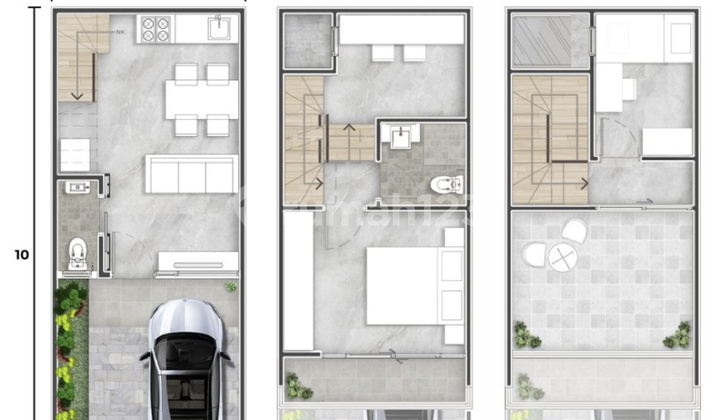 Jual Cicil 11 Juta Atau 1,5m Rumah 4x10 3 Lantai Pasadena Spring Samping Sekolah Tzu Chi Pik2 - Sell House 4x10 3 Floor Zoya Pasadena Spring Near Tzu Chi School Pik 2 2
