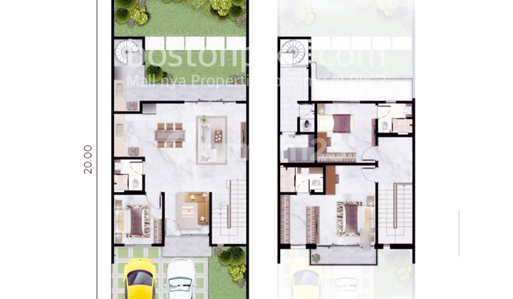 Jual Rumah Kuningan Village Pik 2 220 M2 11x20 Jasper Hoek 2 Lantai Cicilan 29 Juta Program Dp 0% Selama 18 Bulan