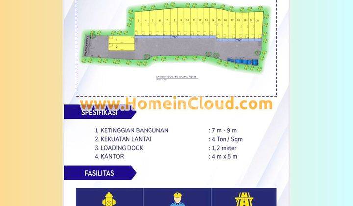 Sewa Gudang Waringin Kapuk Indah 380 M2 10x38 Ada 11 Gudang Gandeng Jl Kapuk Kamal Raya  5