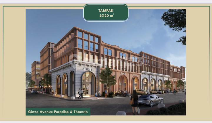 Jual Hanya 79 Juta Soho Ginza Pik 2 120 M2 6x20 Paradise Thamrin 3,5 Lantai Program Dp 0% Selama 2 Tahun - Sell Only 79 Million Soho Ginza 6x20 Paradise 1
