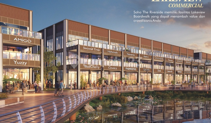 Jual Cicil 65 Juta Atau 8,2m Rukan Soho Pasir Putih Riverside Hoek Samping Cbd Pasir Putih Pik2 - Sell Soho Pasir Putih Riverside Near Cbd Pasir Putih 6x25 3 Floor Corner Pik 2