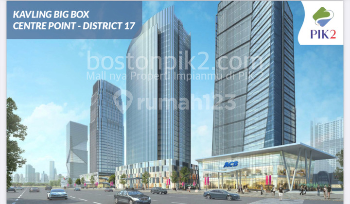 Jual Cicilan 6,2 Milyar Big Box Tanah Kavling Centre Point Blok Kcp 6 Pik 2 4523 M2 4500 M2 Dp 0% Selama 36x Cbd Pusat Terbaik