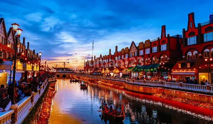 Selling Shop House La Riviera Dutch City 4.5x15 2 Front Faces River Festival PIK 2