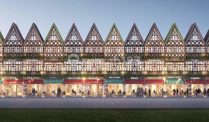 Jual Cicil 48 Juta Atau 6,7m Rukan Marina Bay Berlin Samping Cbd Pasir Putih Pik2 - Sell Shop House Marina Bay Berlin Side Cbd Pasir Putih Pik 2