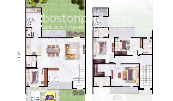 Jual Rumah Kuningan Village Pik 2 200 M2 10x20 Spinel 2 Lantai Cicilan 28 Juta Program Dp 0% Selama 18 Bulan 2