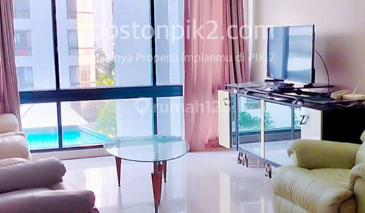 ruang tamu jual apartemen kondominium taman anggrek