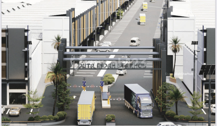 For Sale Only 72 Million or 7.3m Warehouse Duta Indah Starhub Beside Airport Toll Road 335 Sqm 10x33 East Corner